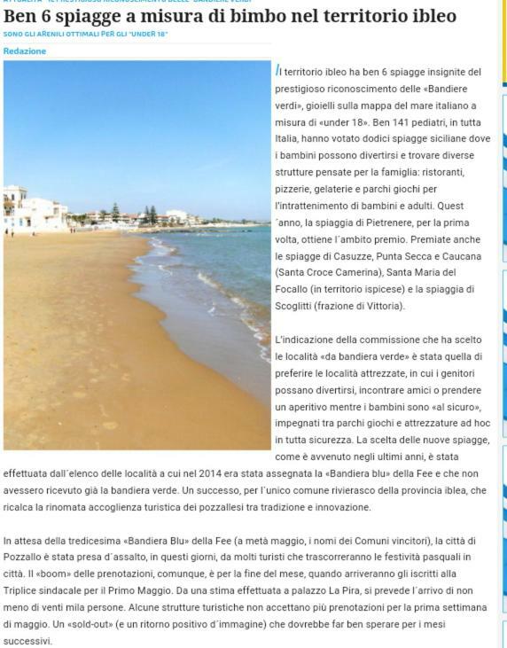 A Pozzallo Vicino Al Mare Villa Luaran gambar